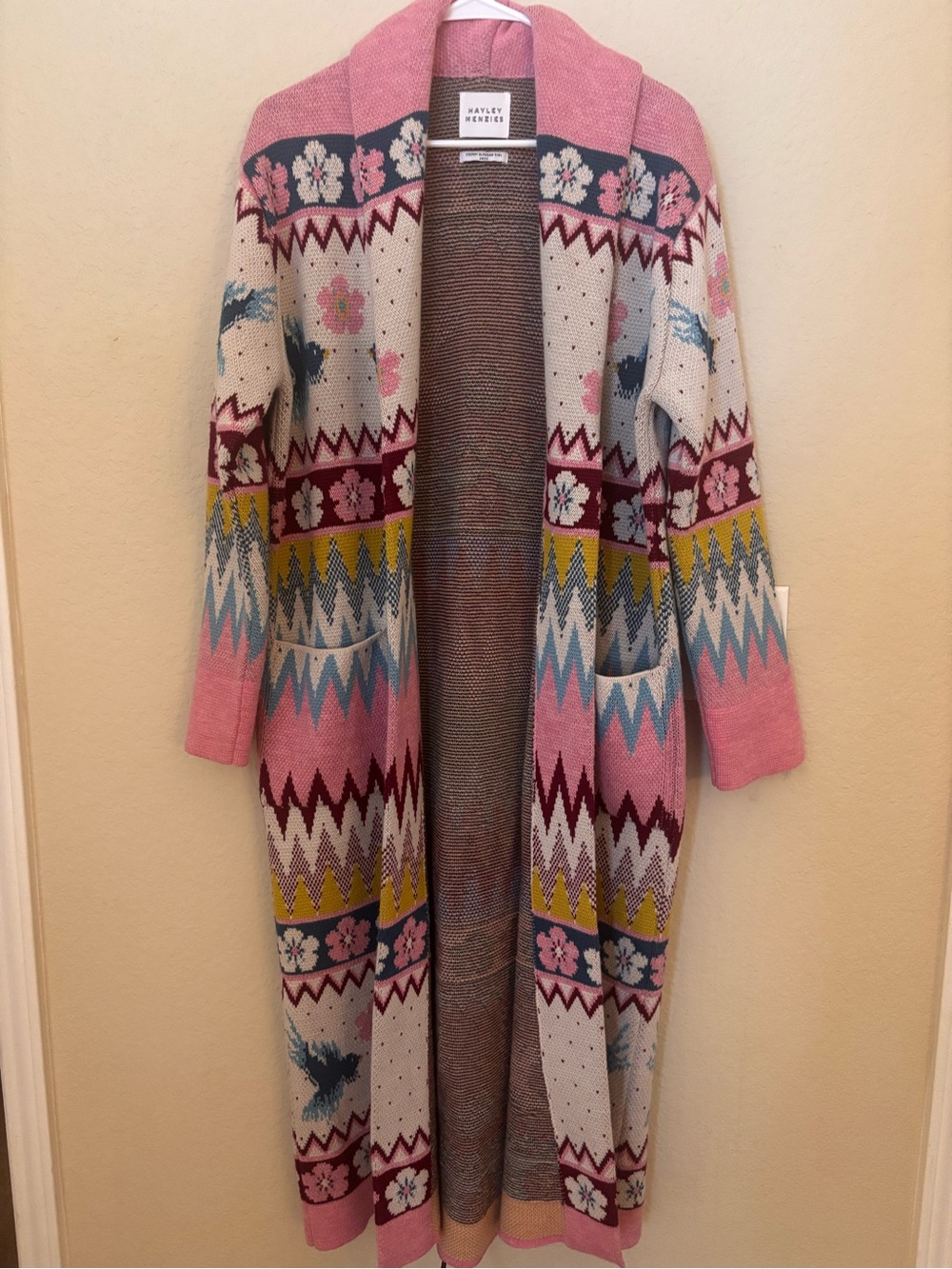 100% Merino Wool Long Hayley Menzies Cardigan